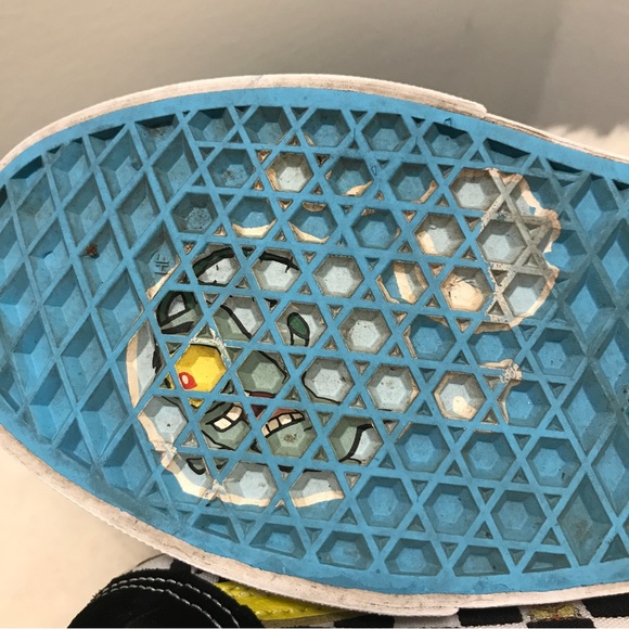Vans Old Skool x SpongeBob SquarePants sz 6.5 Checkerboard Print Off the Wall - Picture 6 of 11